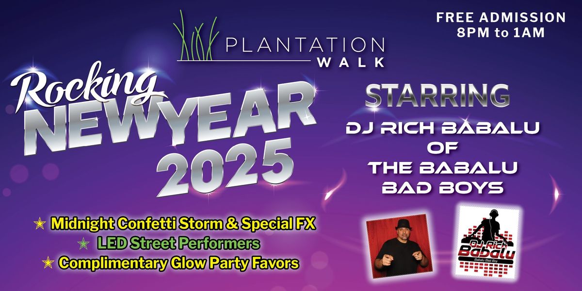 "Rocking New Year 2025" | Party at Plantation Walk 