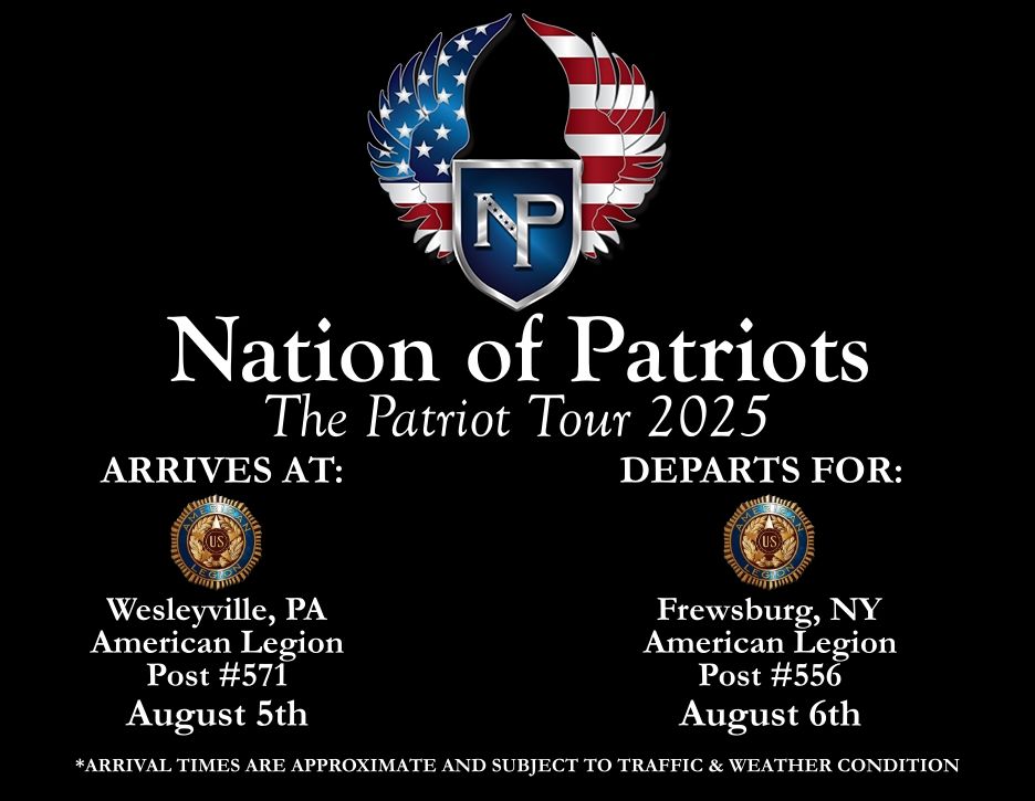 2025 Patriot Tour arrives in Erie - DAY #1