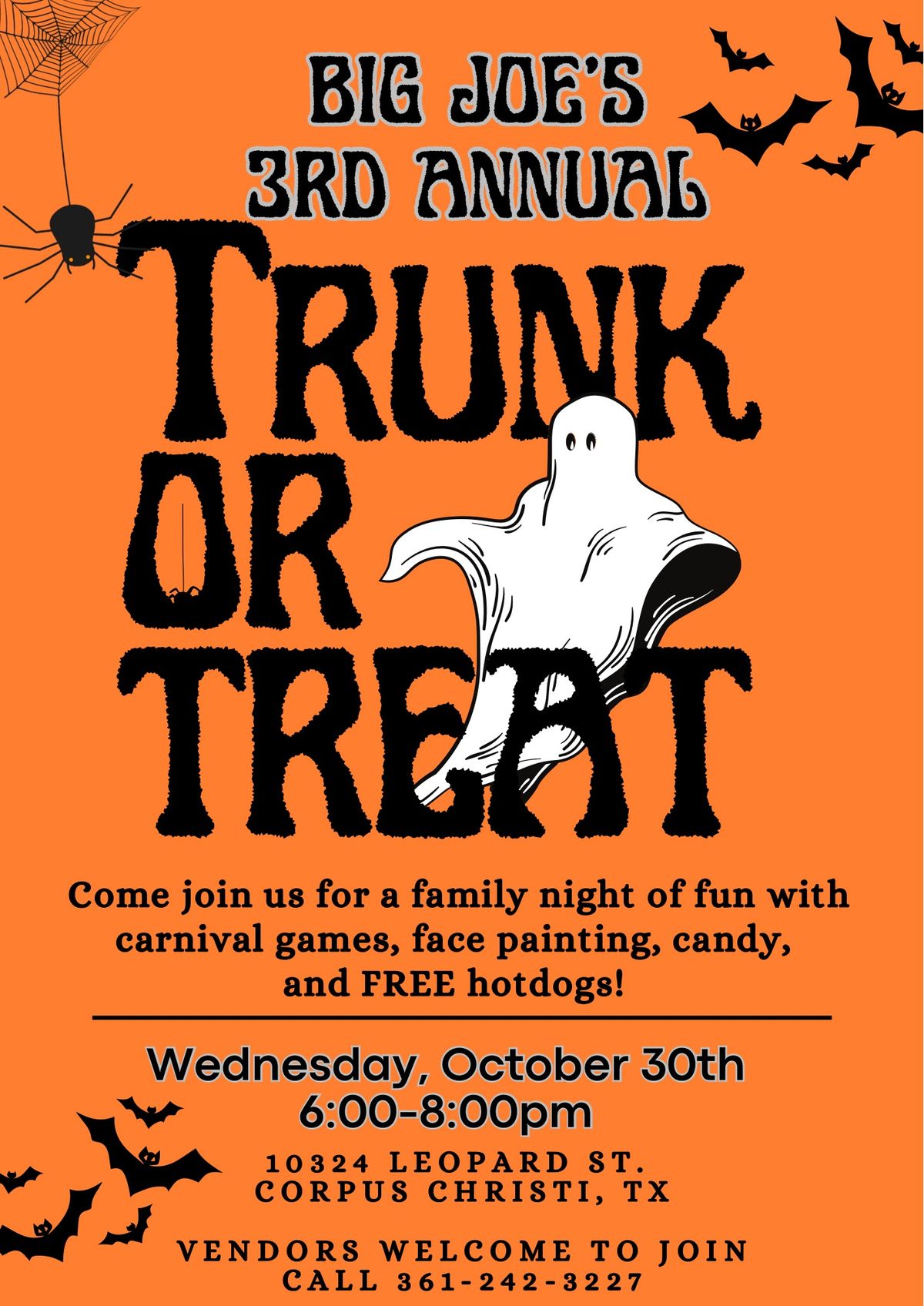 3rd annual Trunk or Treat