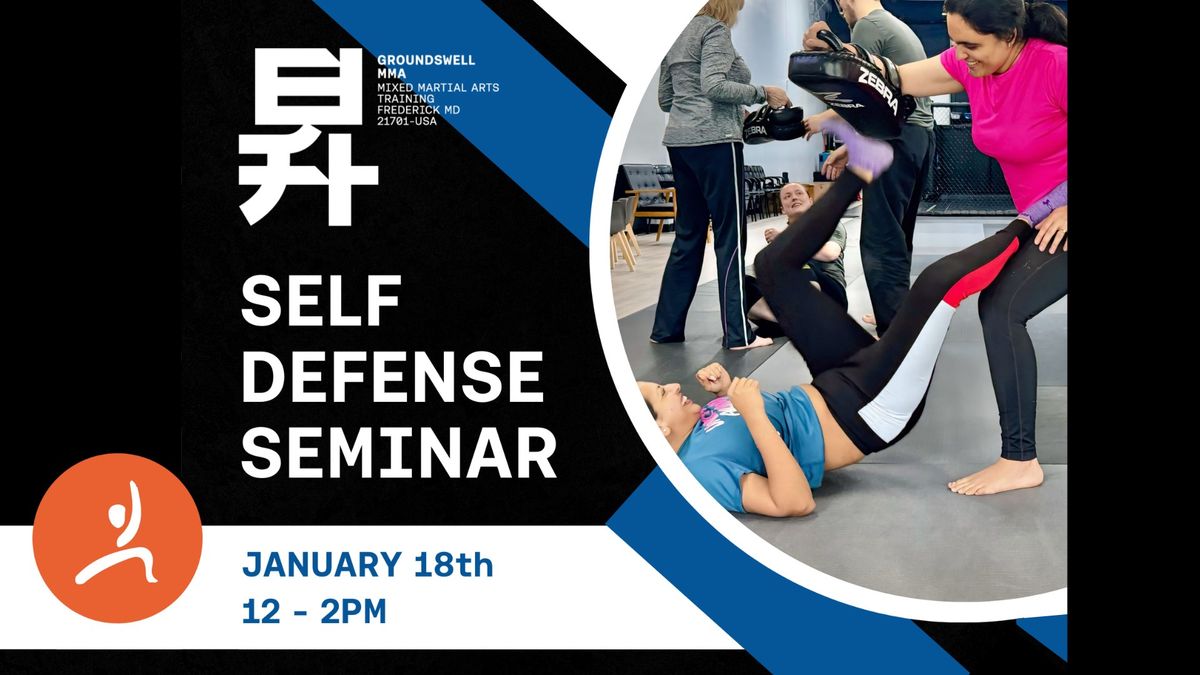 Fit2Shine Self Defense Seminar with Groundswell MMA