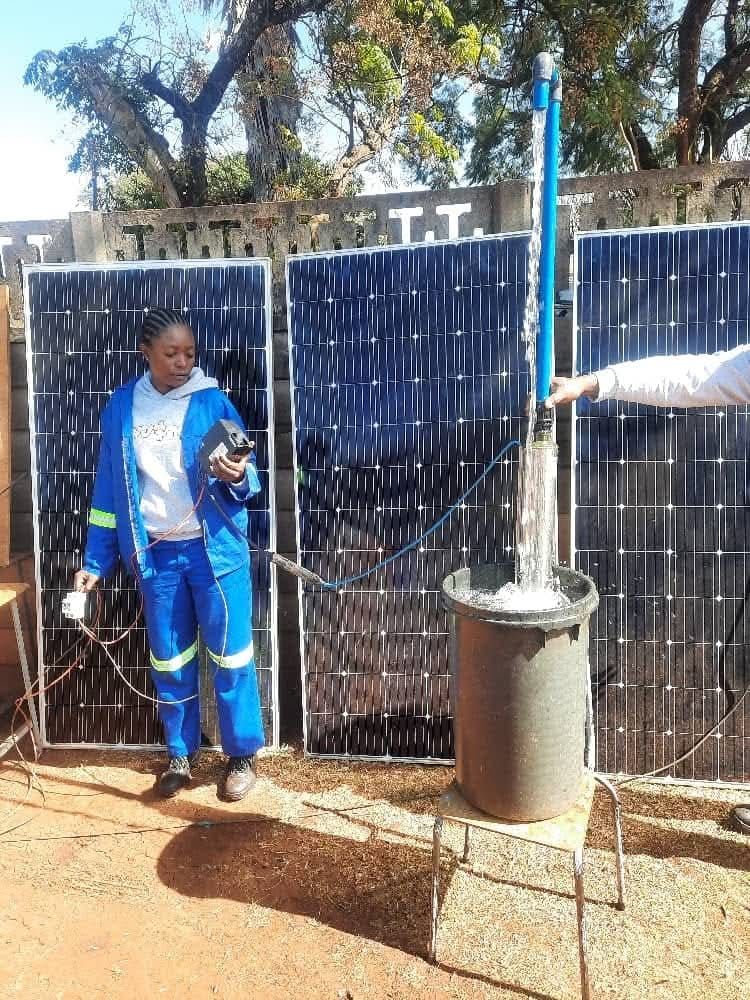 February Solar Training & Borehole Pump