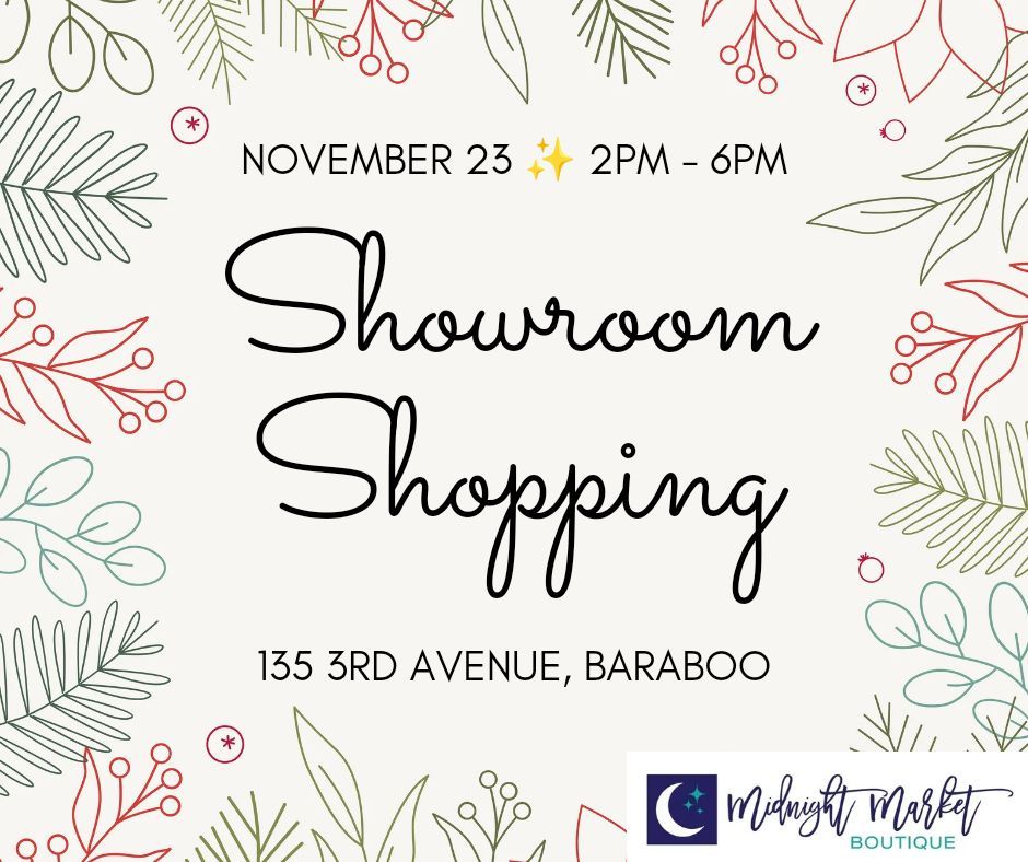 Showroom Shopping \u2728 Midnight Market Boutique