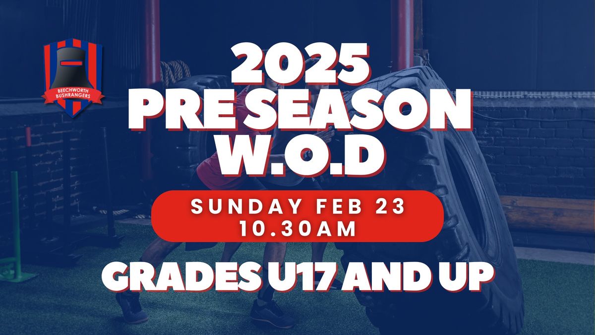 2025 PRE SEASON W.O.D