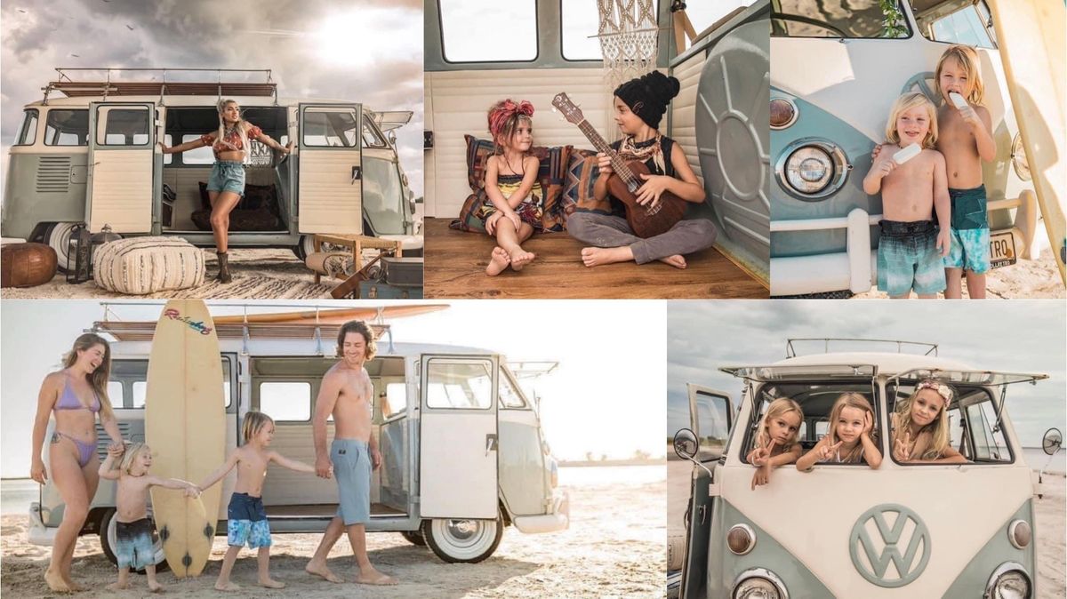 Volkswagen Bus Mini Beach Photoshoots | St. Petersburg, FL