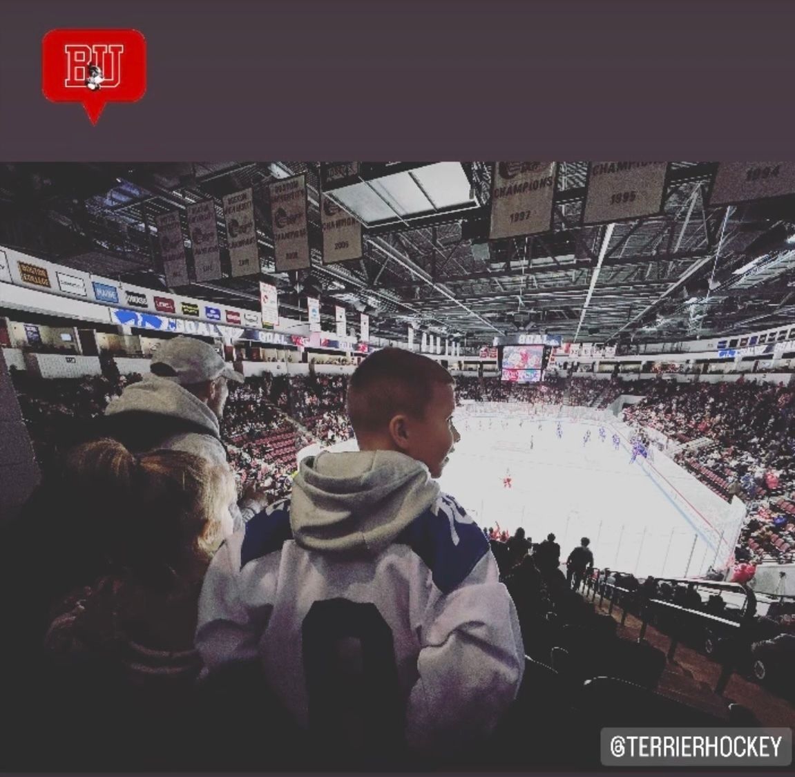 UMass Lowell Riverhawks at Boston University Terriers Mens Hockey at Agganis Arena