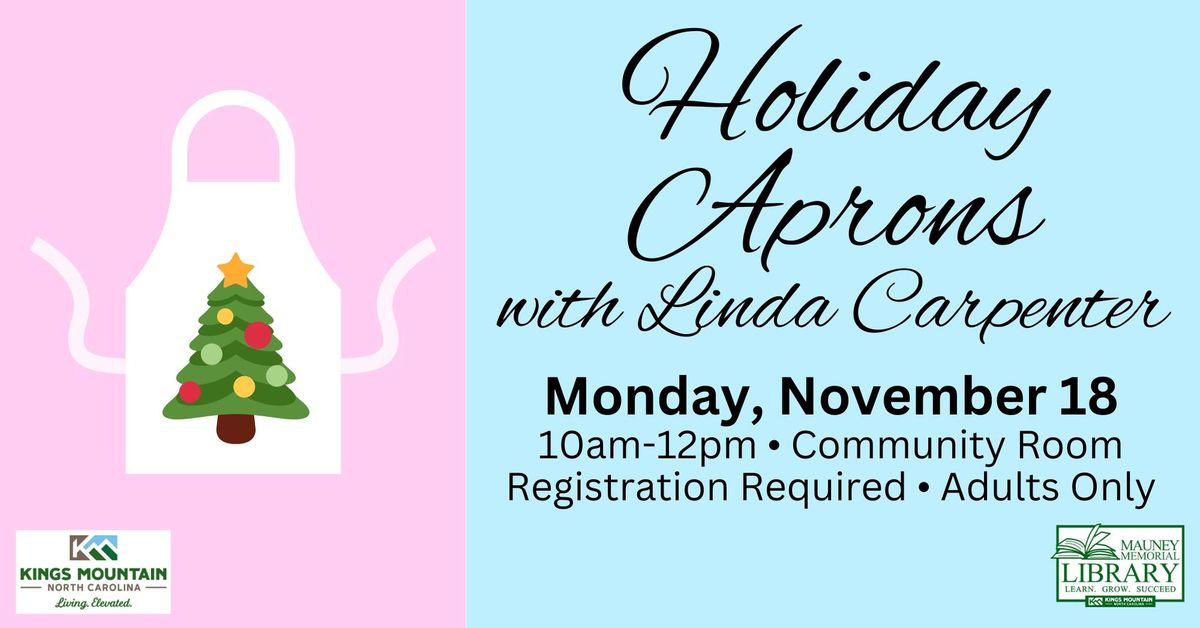 Holiday Aprons with Linda