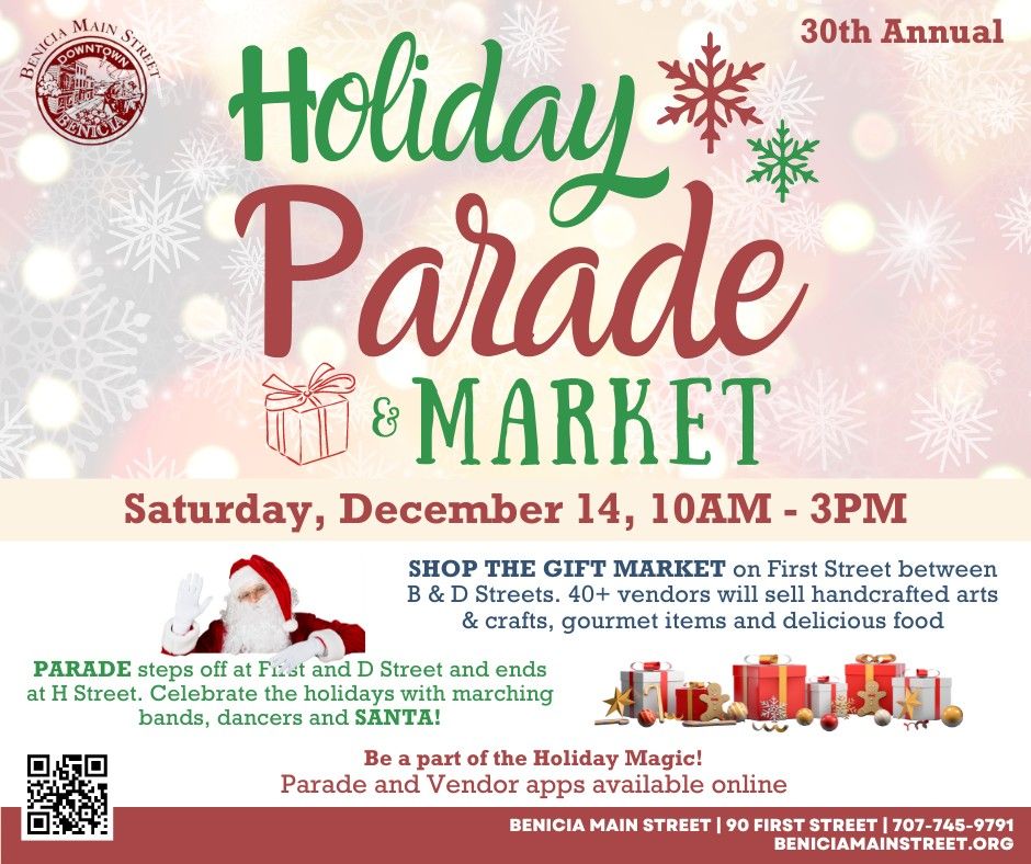 Benicia Holiday Parade & Market 2024