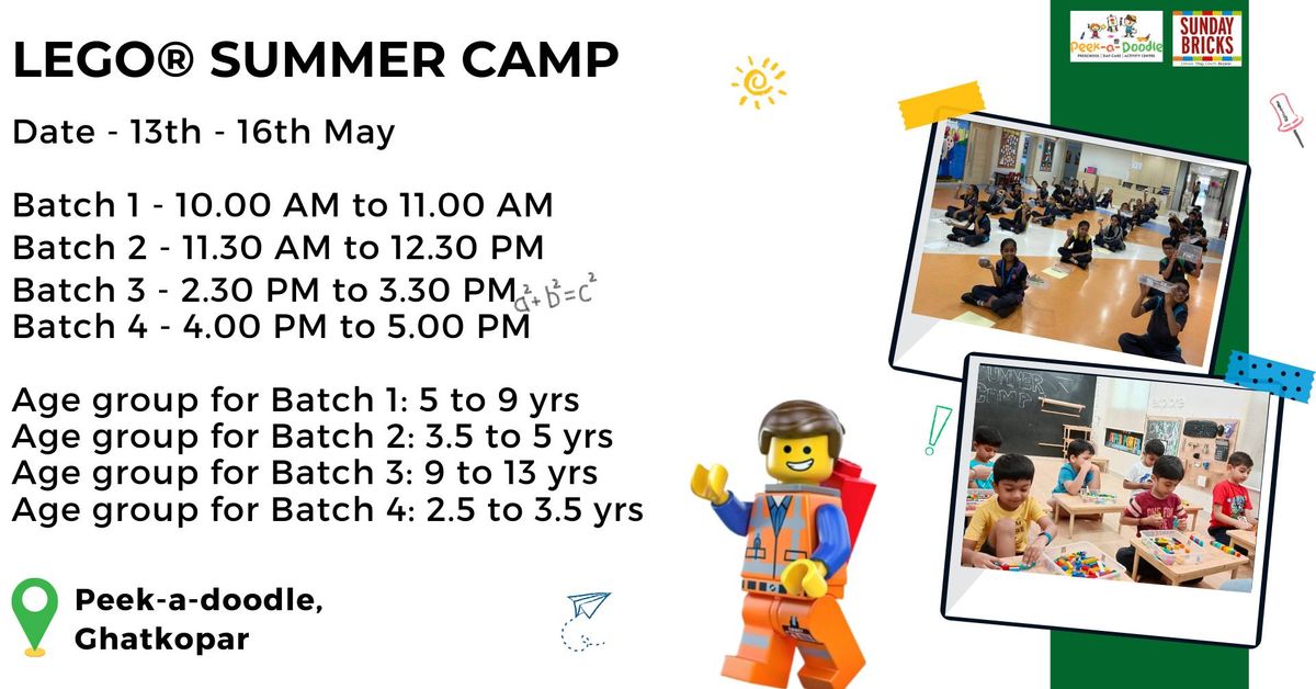 LEGO Summer Camp- Ghatkopar