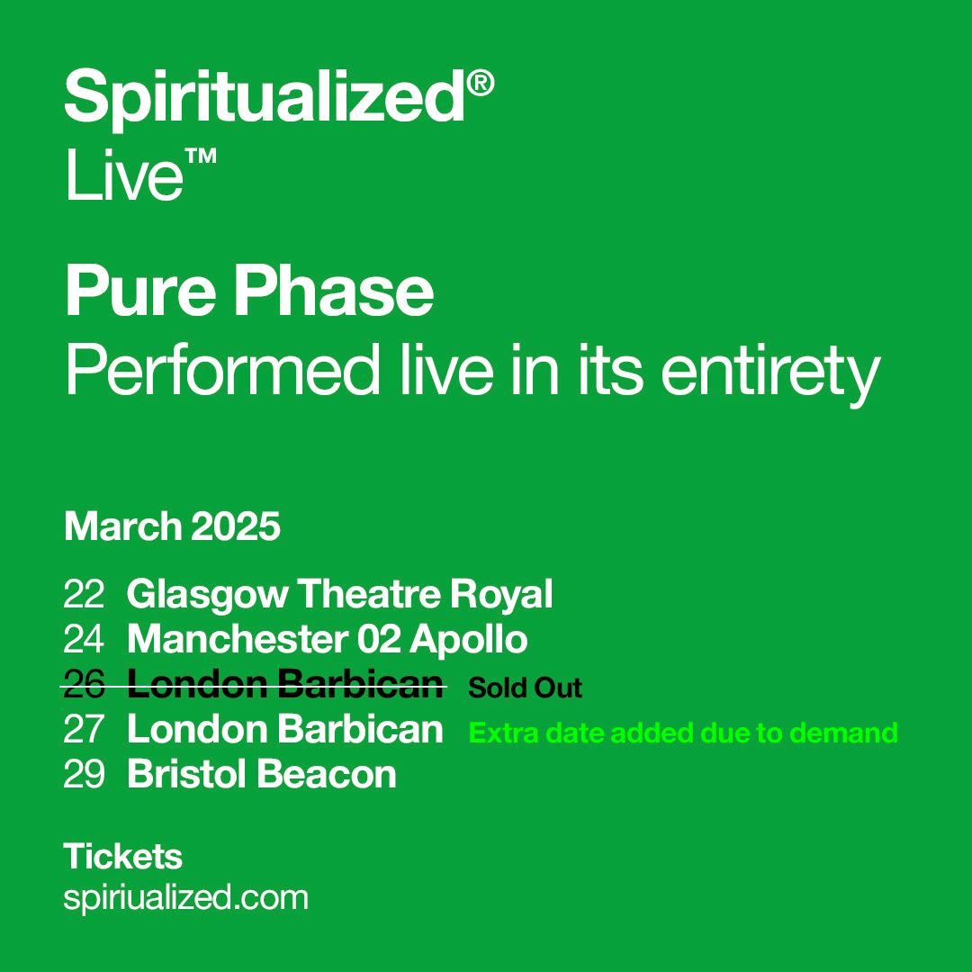 Spiritualized London Tickets