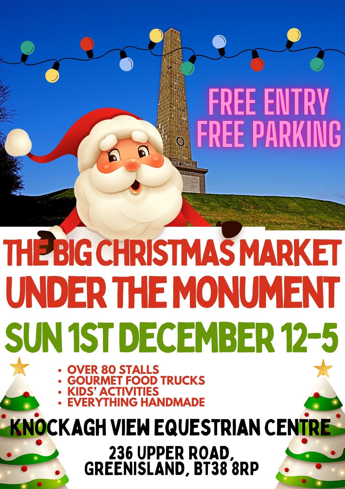 The Big Christmas Market Under The Monument