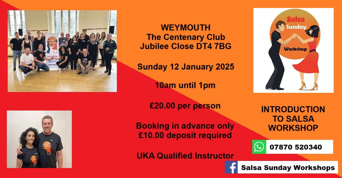 Salsa Sunday Workshop - Weymouth 