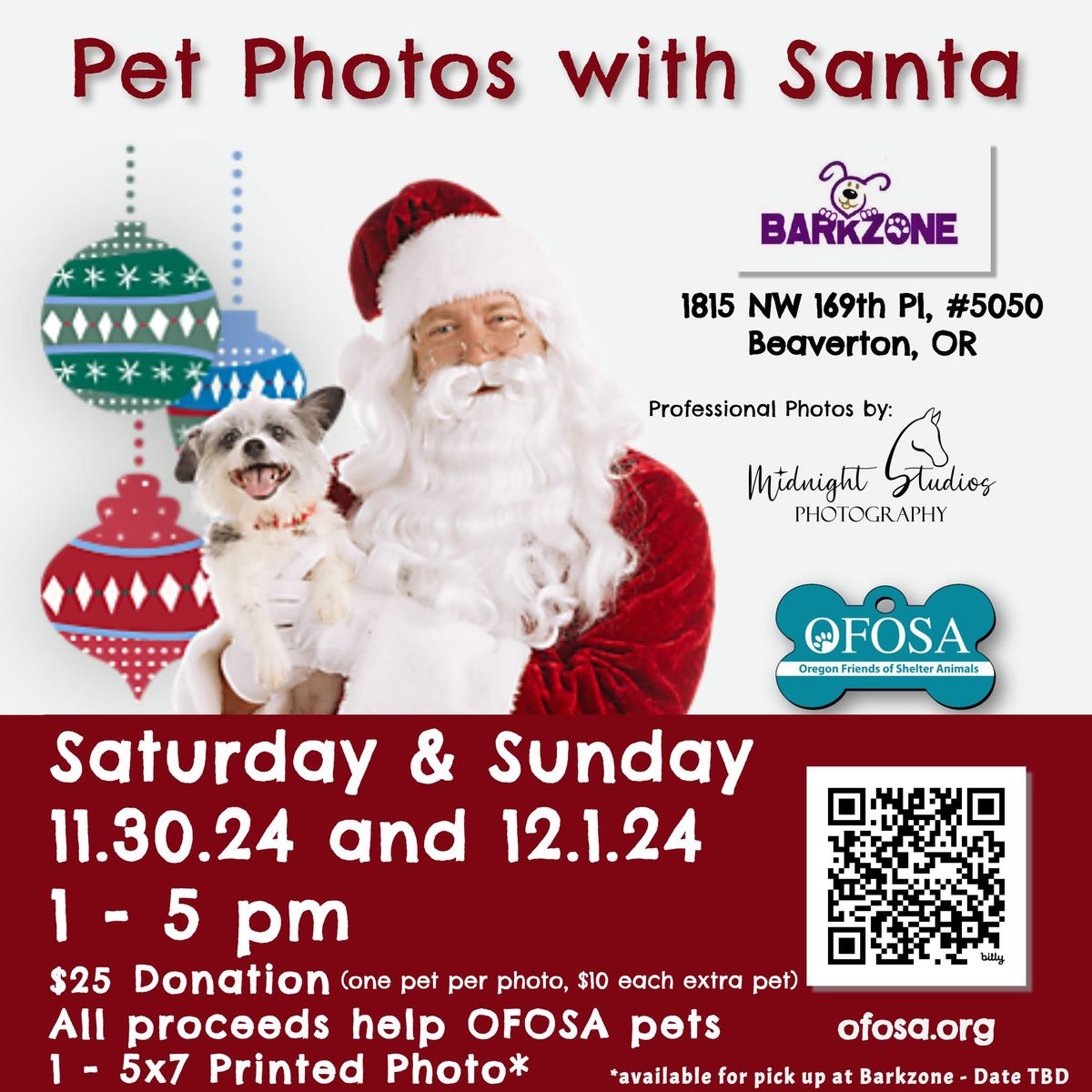 Pet Photos With Santa