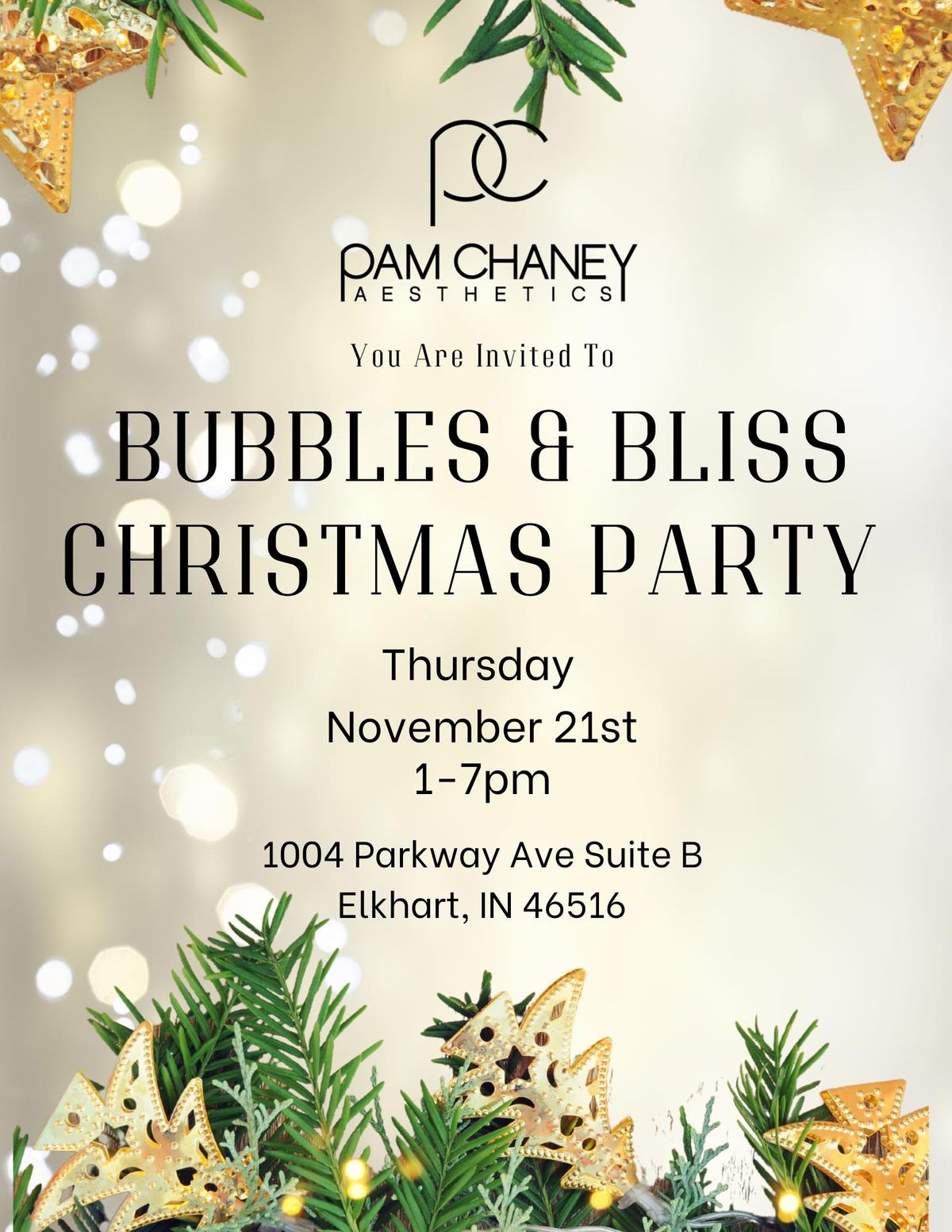 Bubbles & Bliss Christmas Party