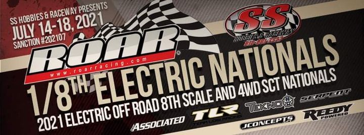 ROAR 1\/8 Electric Nationals hosted at SS Raceway