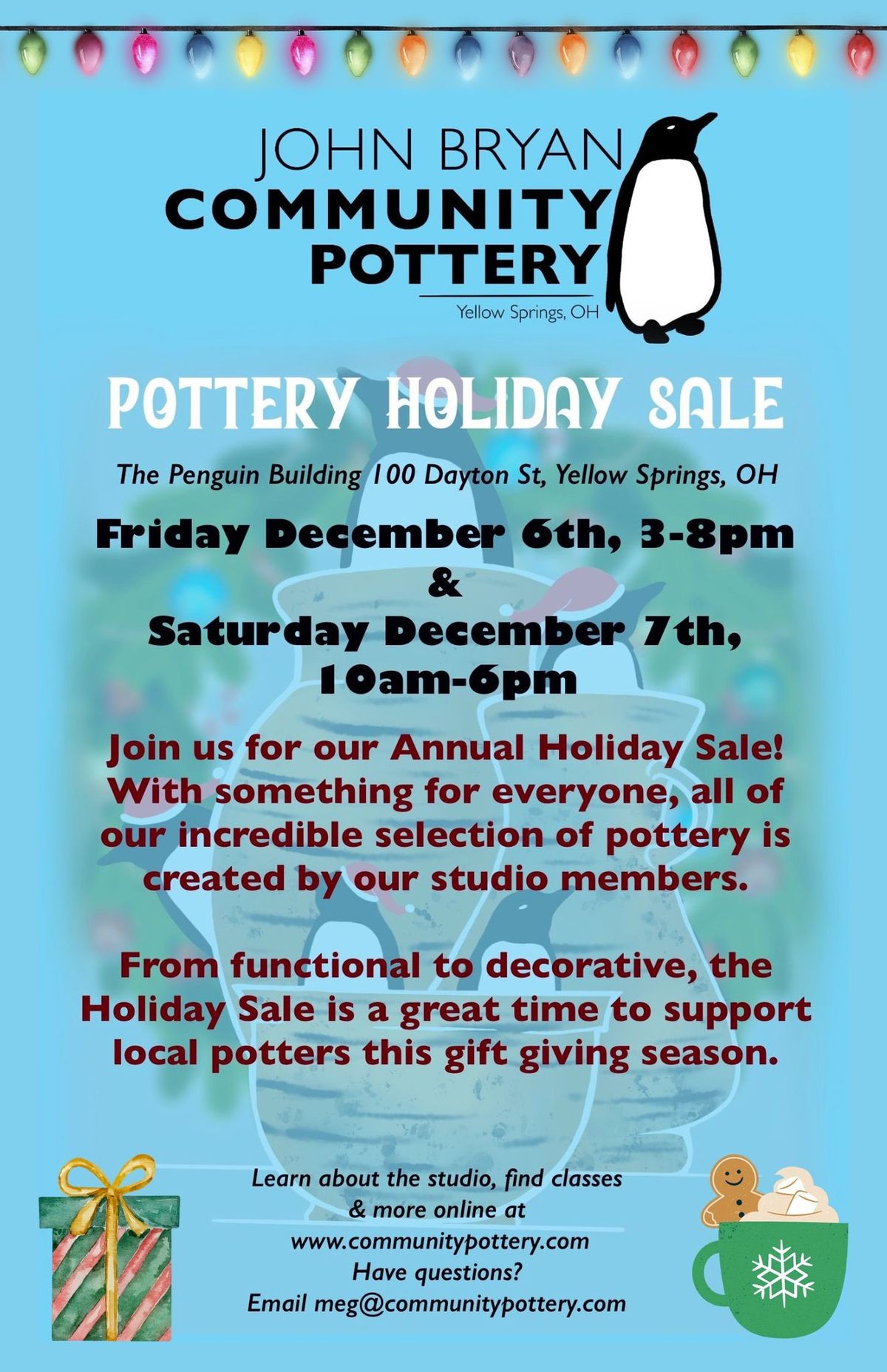 Pottery Holiday Sale