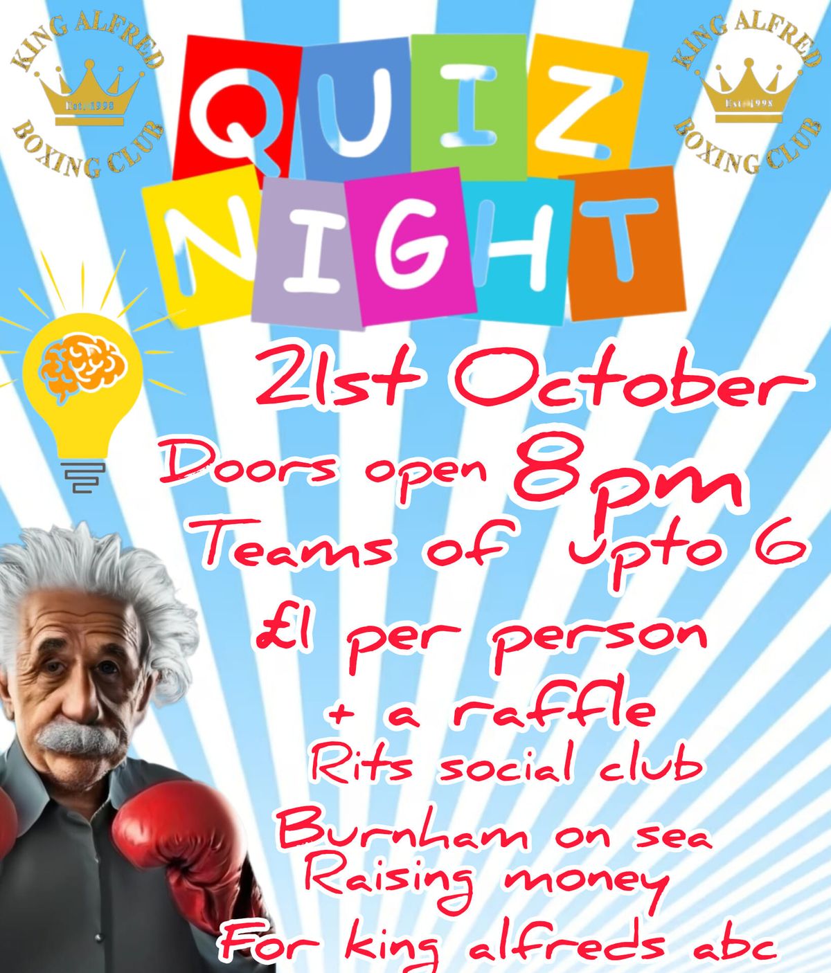 Quiz Night for King Alfred's ABC