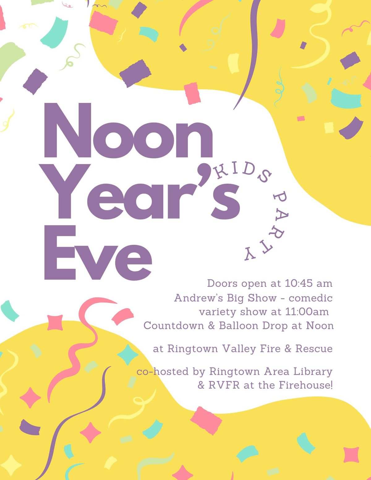 Noon Year's Eve Party