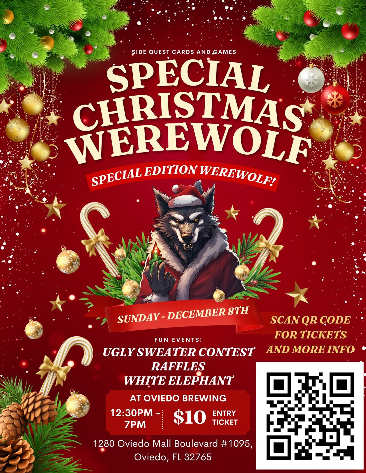 Christmas Special Edition Ultimate Werewolf At Oviedo Brewing