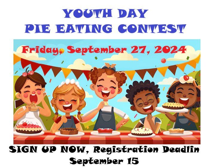 Youth Day Pie Eating Contest