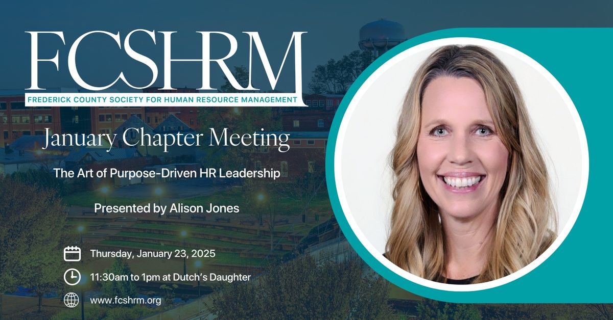 January FCSHRM Chapter Meeting