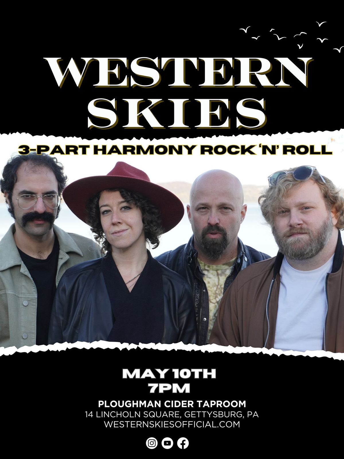 Western Skies Plays Live on Friday Night at the Art Oasis Stage!