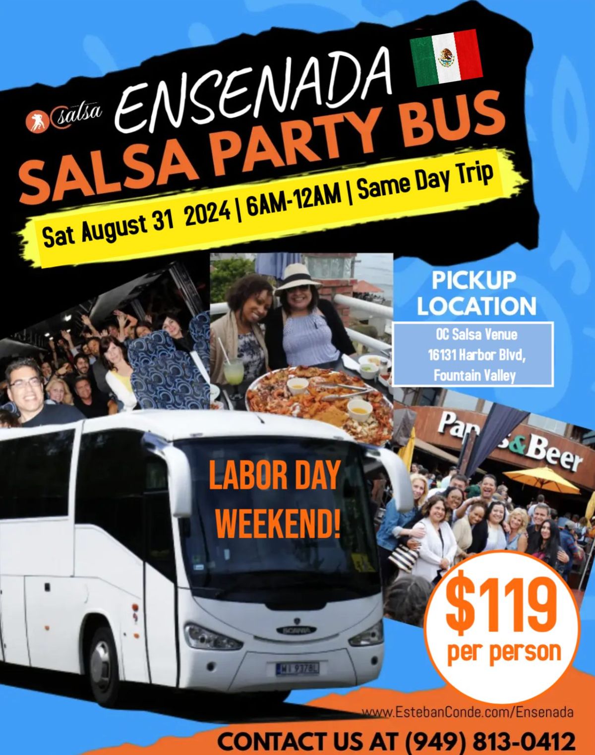 Ensenada Party Bus | Labor Day Weekend