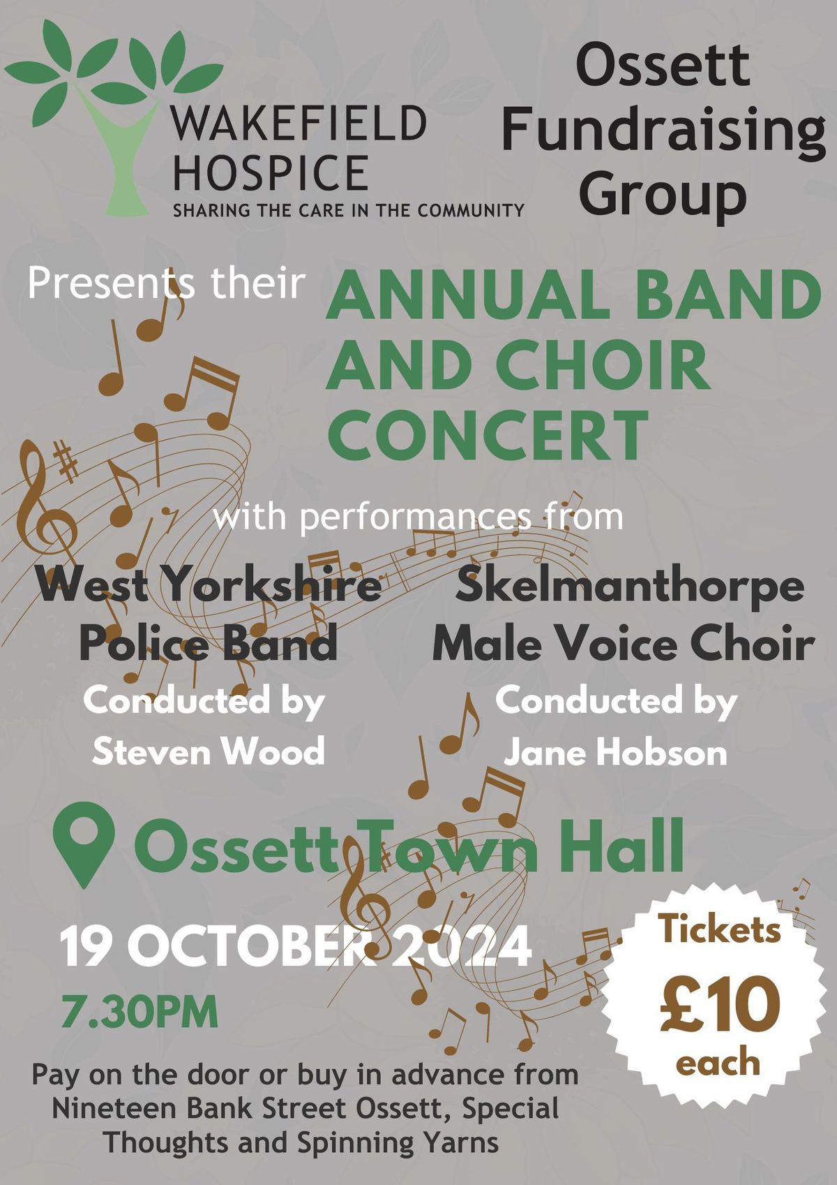 Ossett Fundraising Group\u2019s Annual Band and Choir Concert