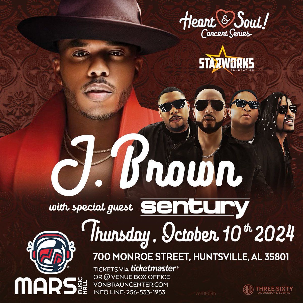 Heart and Soul Concert: J. Brown & Sentury