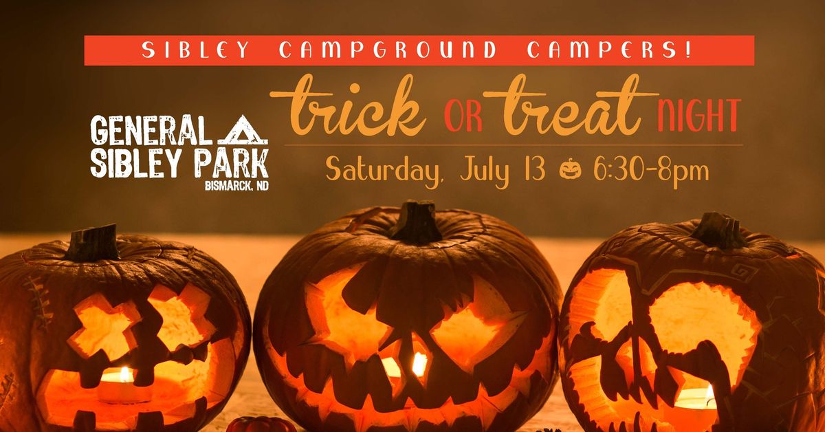 Trick or Treat Night at General Sibley Park and Campground