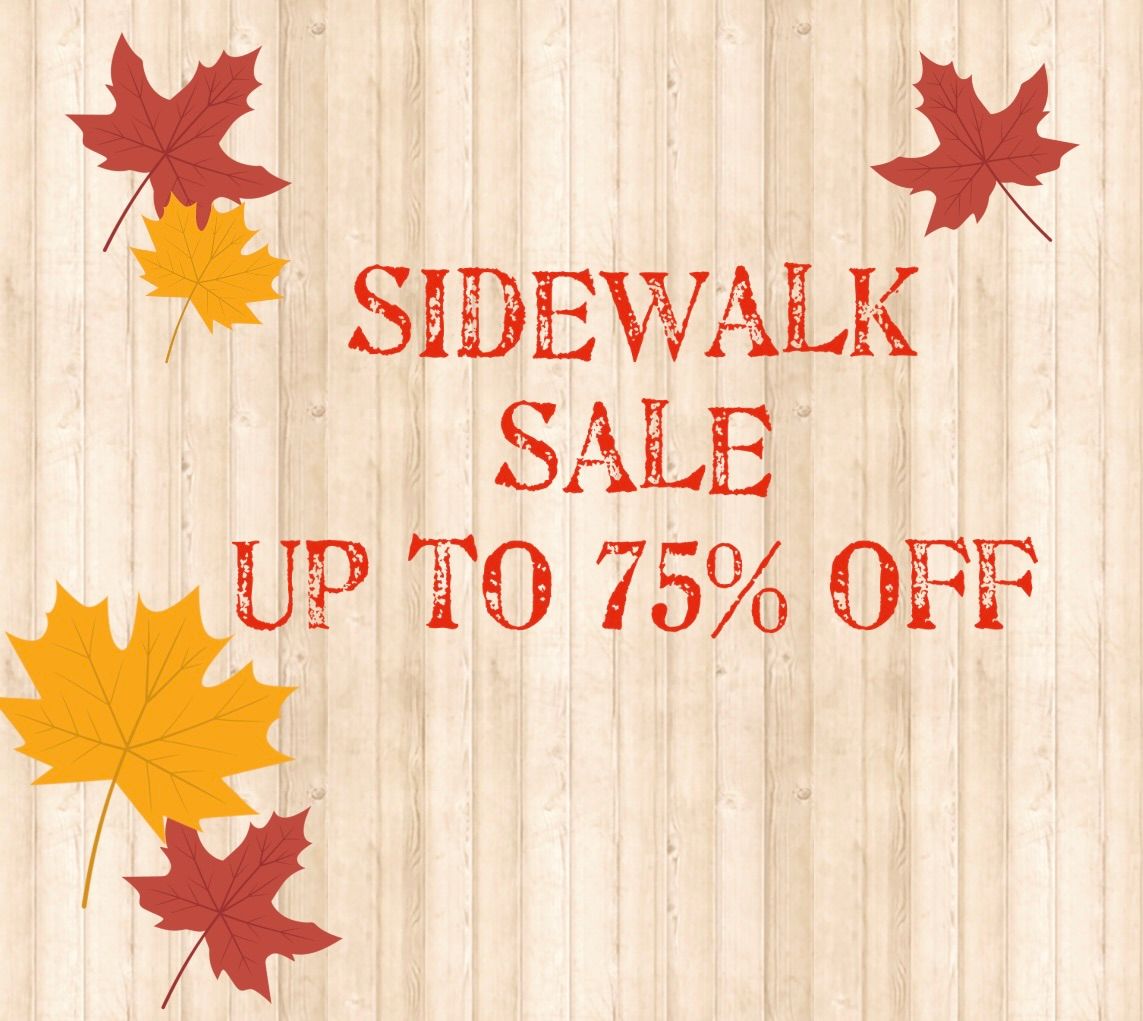 SIDEWALK SALE 