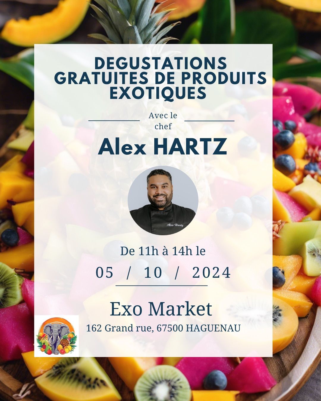 D\u00e9gustation gratuite de produits exotiques \u00e0 EXO MARKET (deuxi\u00e8me \u00e9dition)