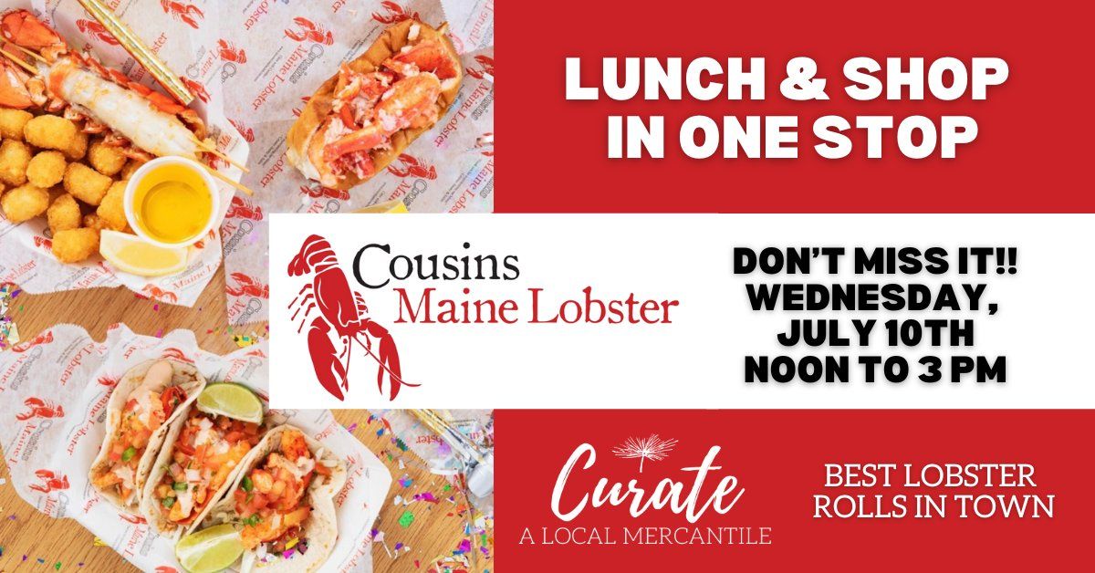 Cousins Maine Lobster Food Truck Pop-Up Event 