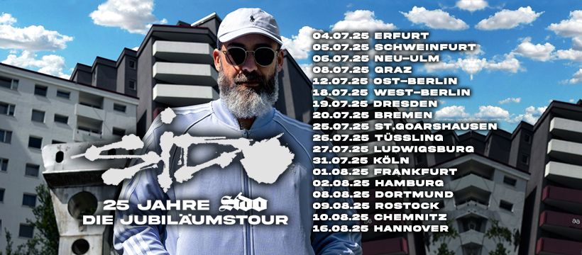 Sido - 25 Jahre SIDO - Die Jubil\u00e4umstour I Erfurt