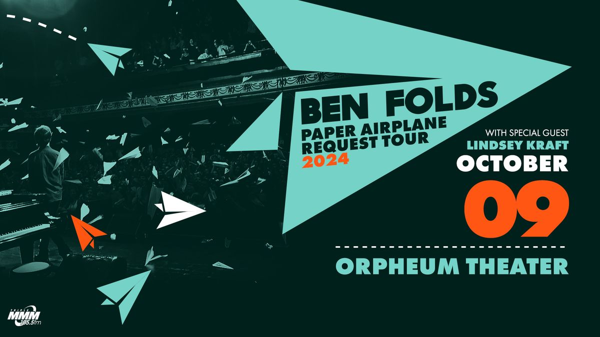 Ben Folds: Paper Airplane Request Tour at Orpheum Theater