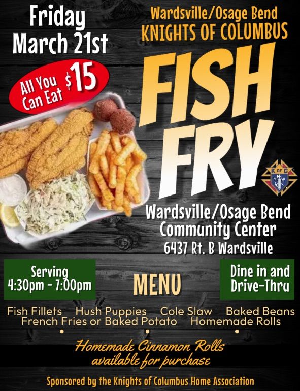 Wardsville\/Osage Bend Knights of Columbus Council 8399 Fish Fry