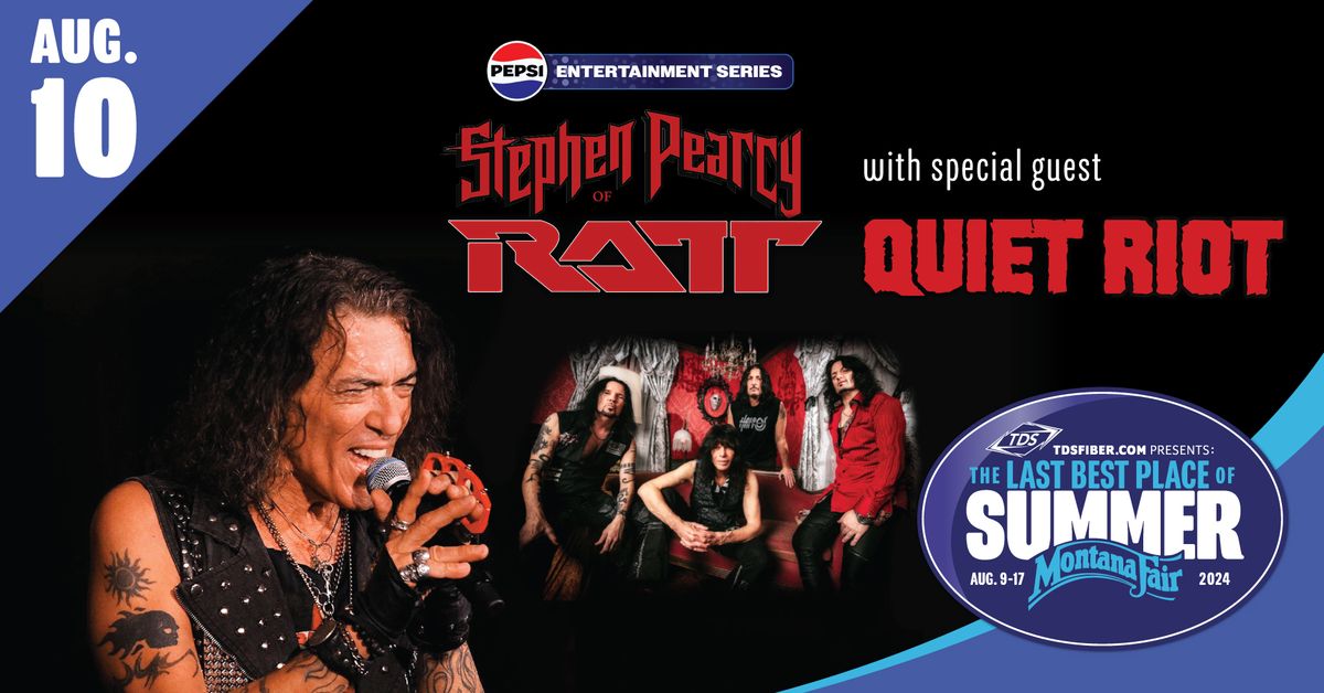 Stephen Pearcy of RATT with Quiet Riot