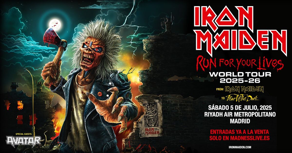 Iron Maiden - Run For Your Lives World Tour (Madrid)