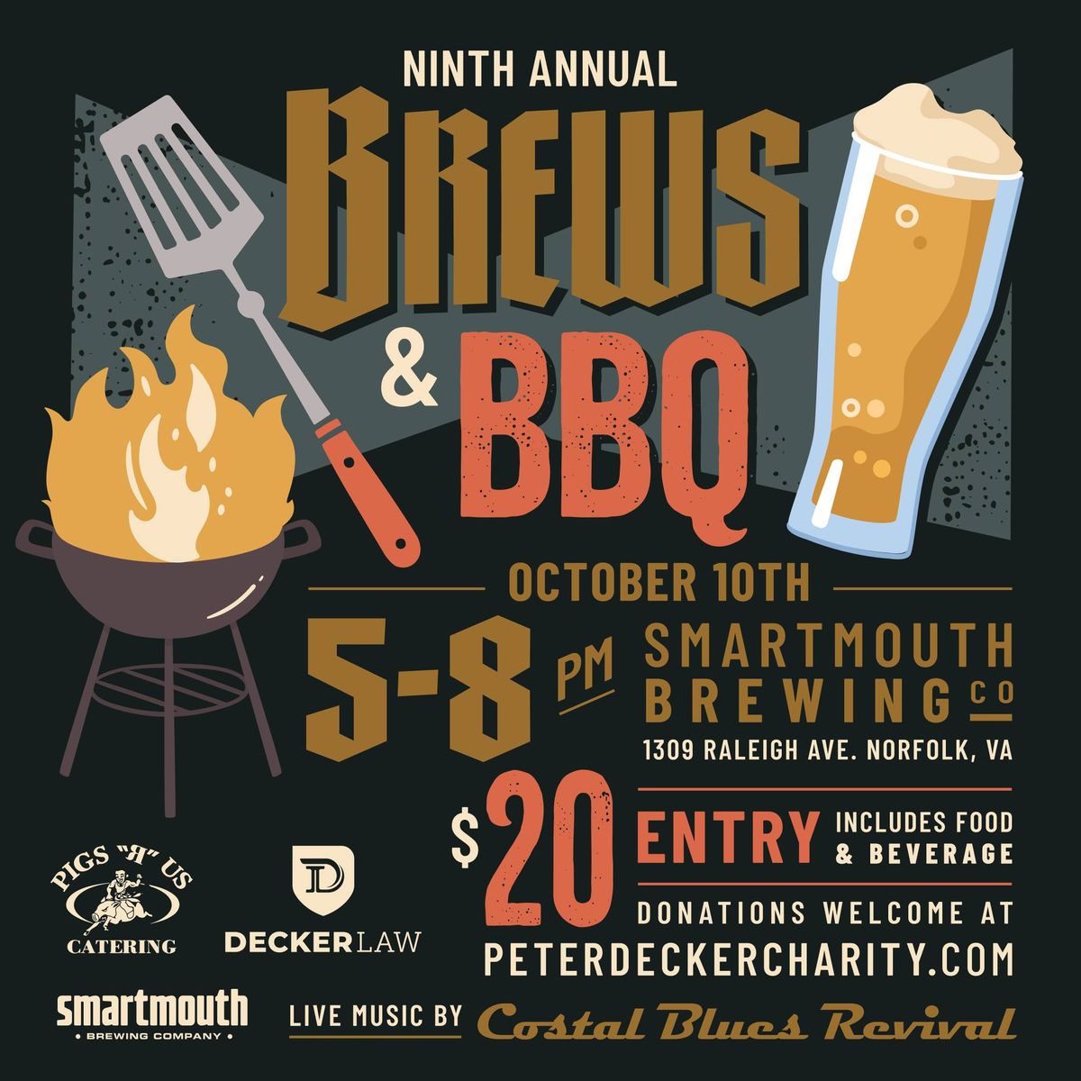 Brews & BBQ to benefit Peter Decker Children's Charity