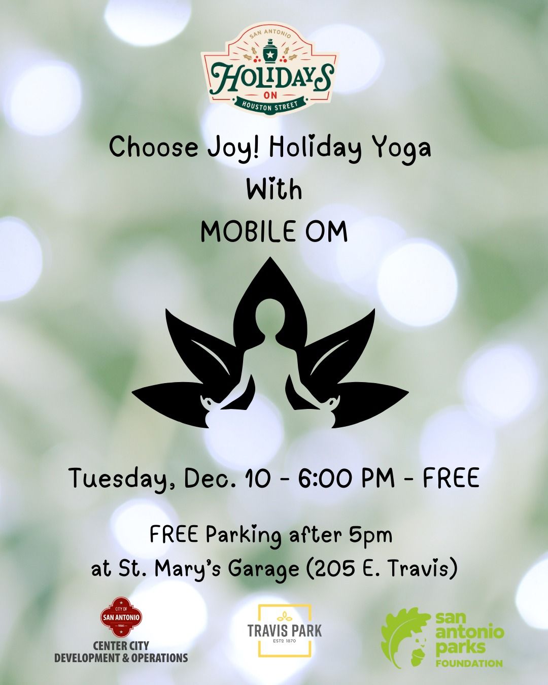 Choose Joy! Holiday Yoga with Mobile Om