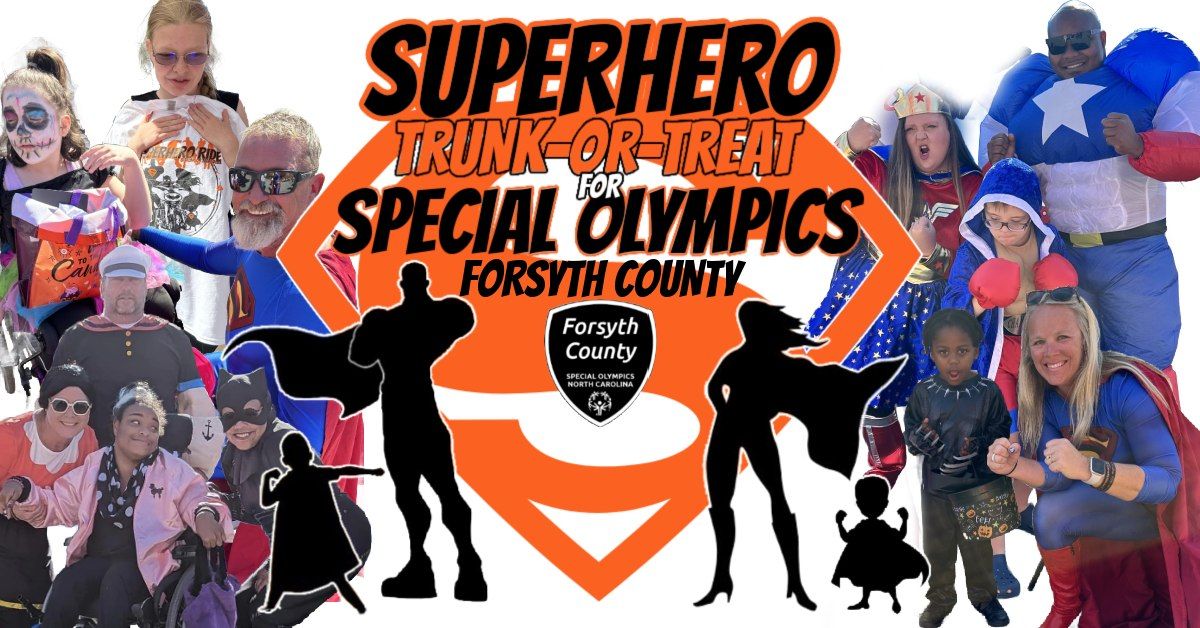 Superhero Trunk or Treat for Special Olympics Forsyth County