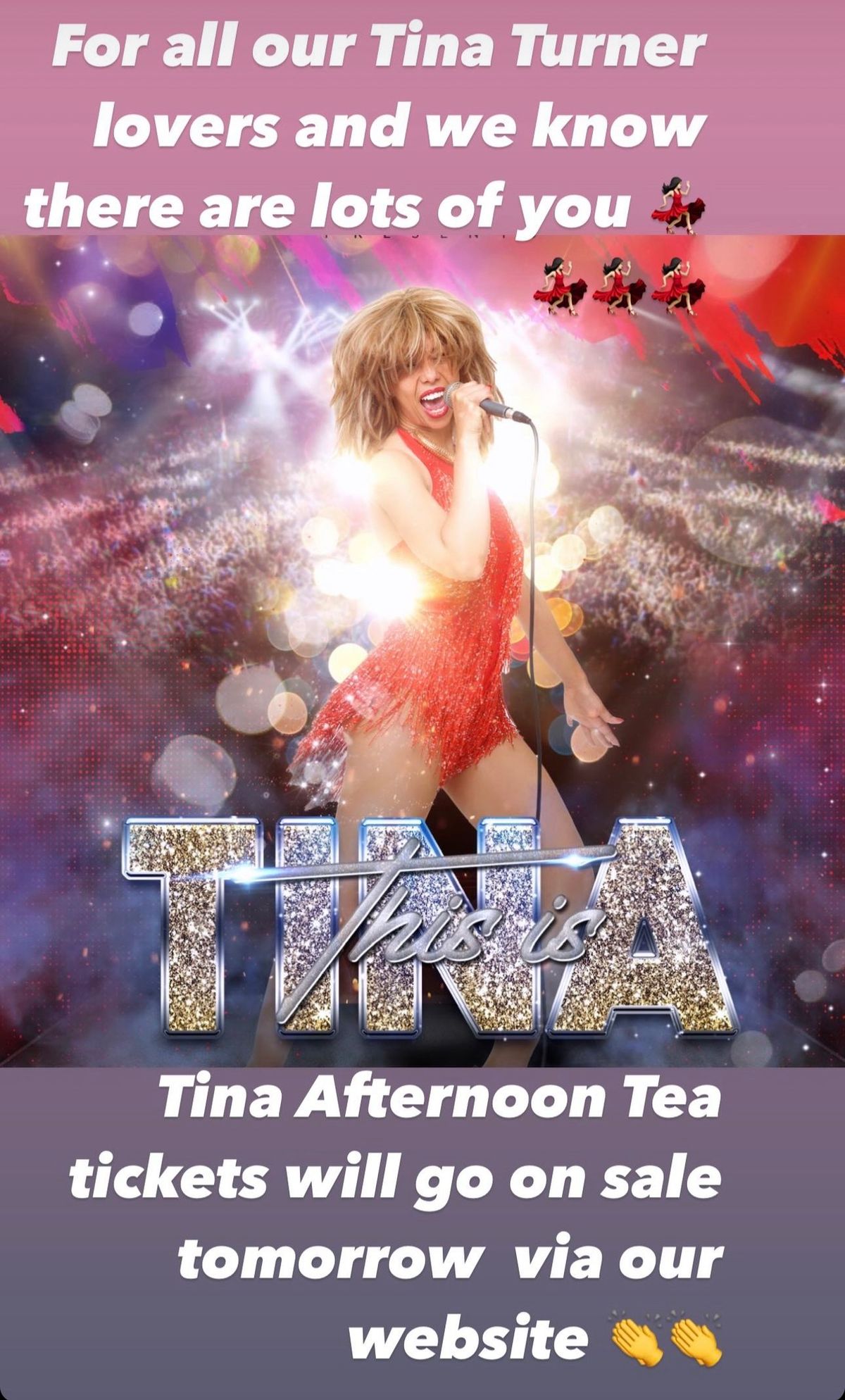 Festive Tina Turner Afternoon Tea Event