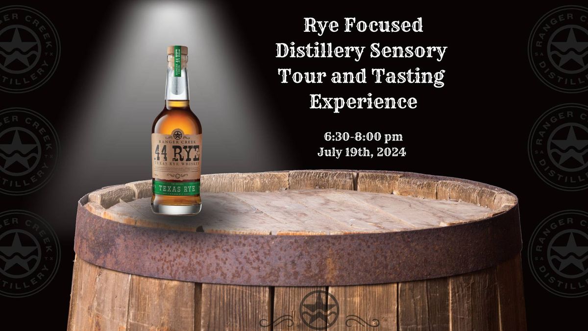 Rye Focused Distillery Sensory Tour and Tasting