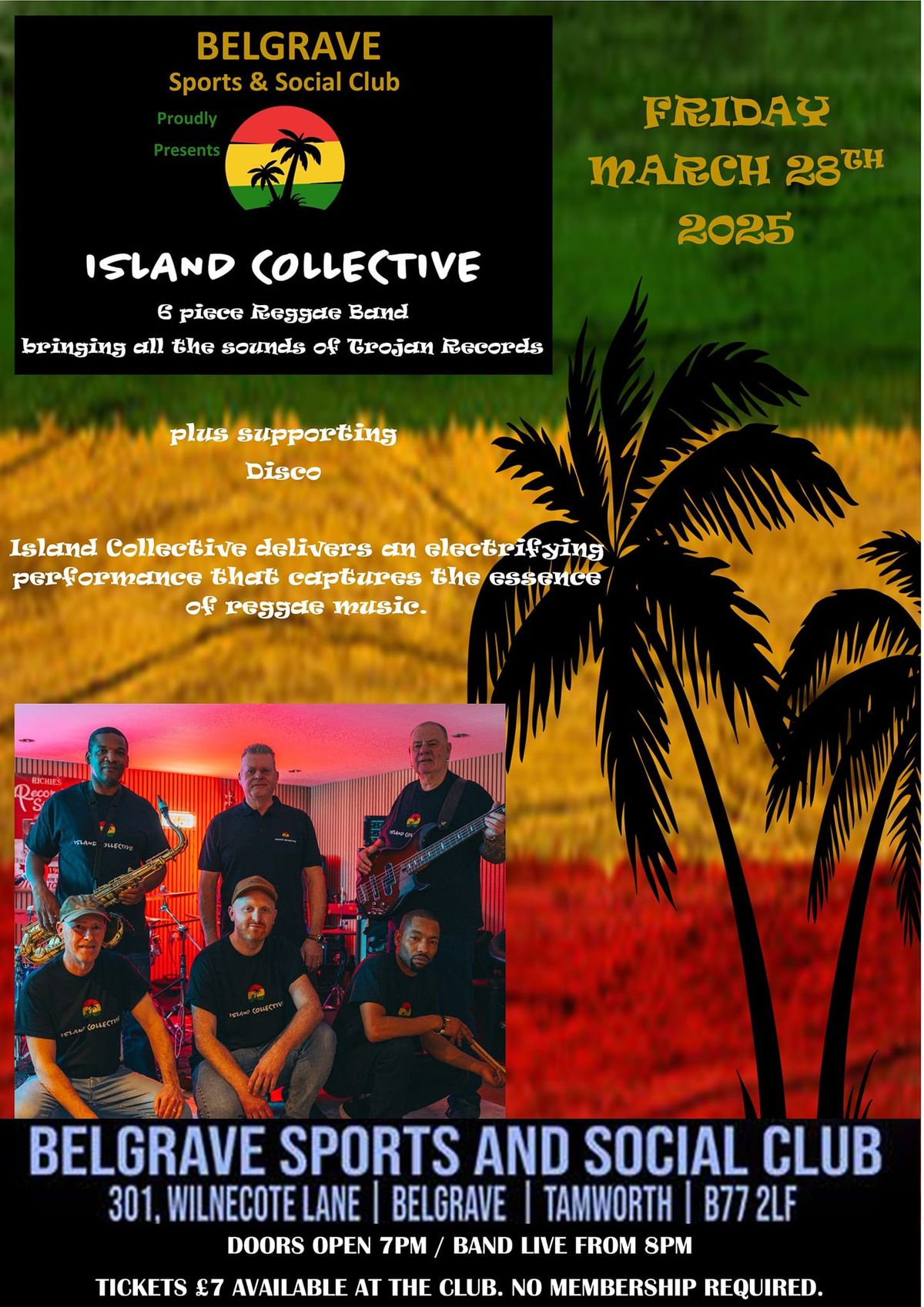 Island Collective Reggae night 