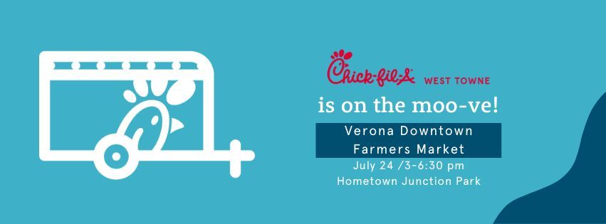 Chick-fil-A Trailer at Verona Downtown Farmers Market