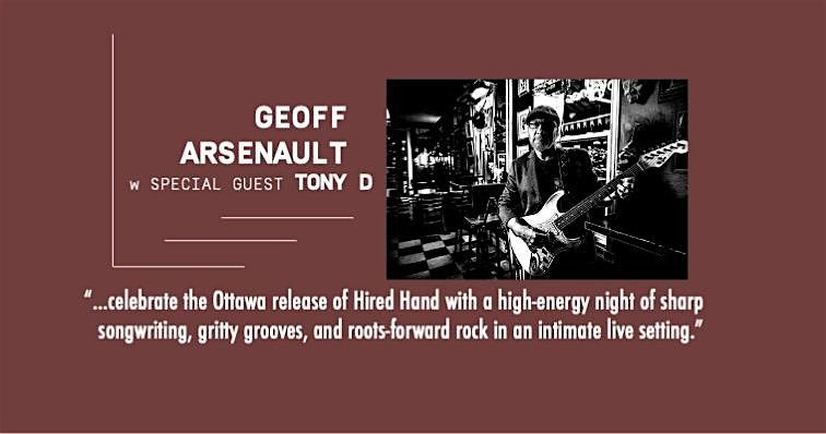 Geoff Arsenault album Release: "Hired Hand"