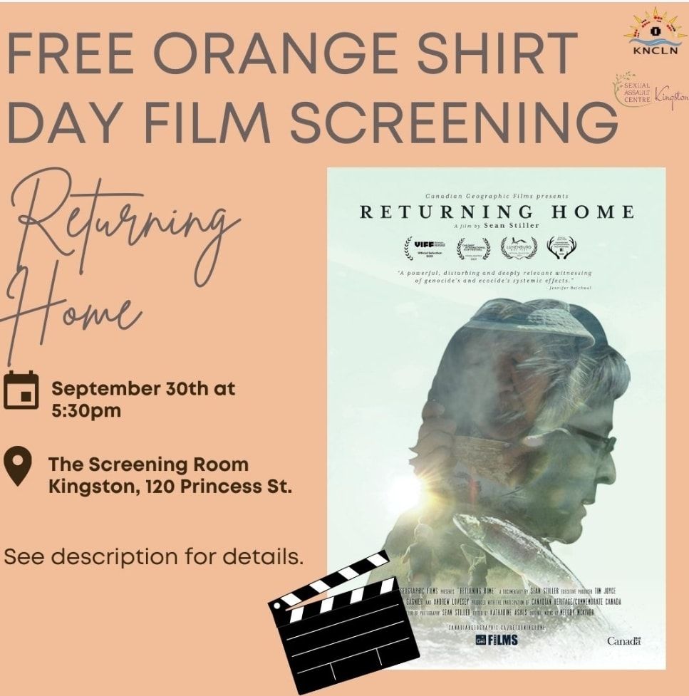 Free Orange Shirt Day Screening: Returning Home