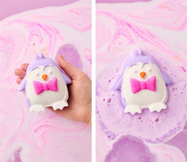 Venez fabriquer votre bombe de bain Penguin