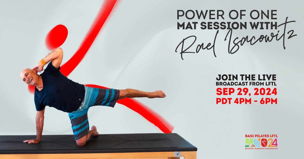 Power of One Mat Session with Rael Isacowitz