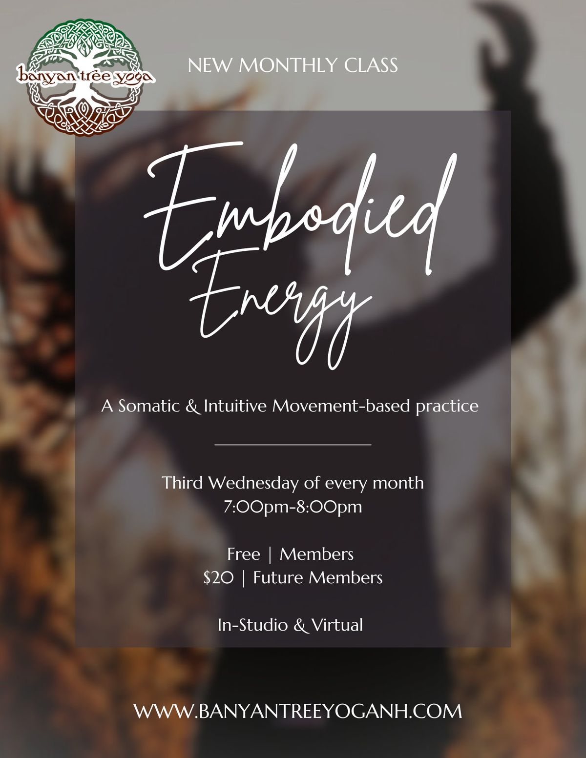 Embodied Energy - Somatic + Intuitive Yoga