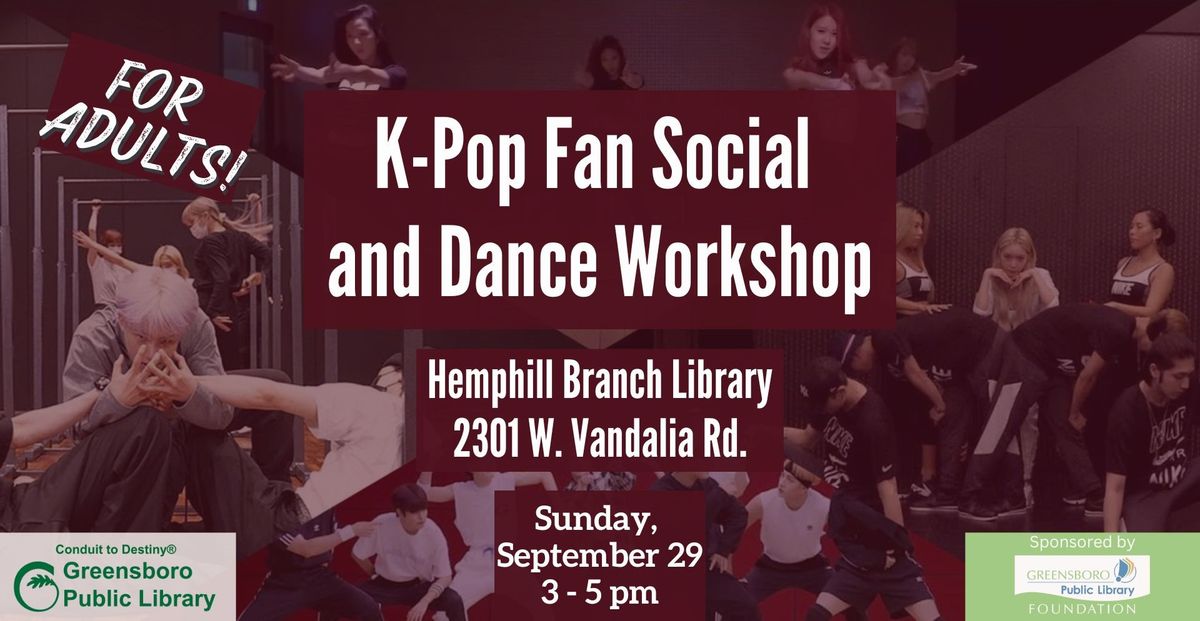 K-Pop Fan Social and Dance Workshop (For Adults)